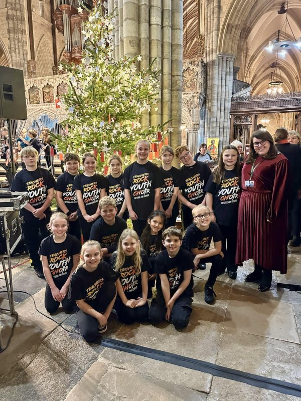 Choral performance at Exeter Cathedral